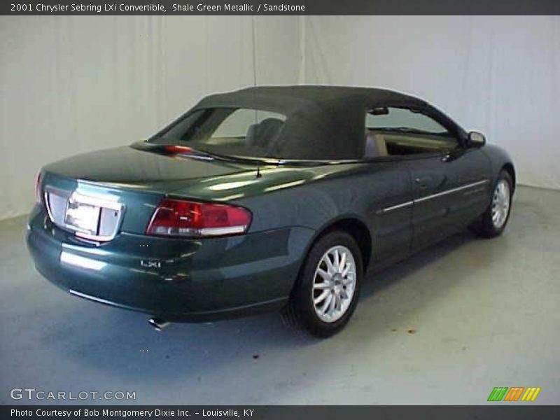 Shale Green Metallic / Sandstone 2001 Chrysler Sebring LXi Convertible