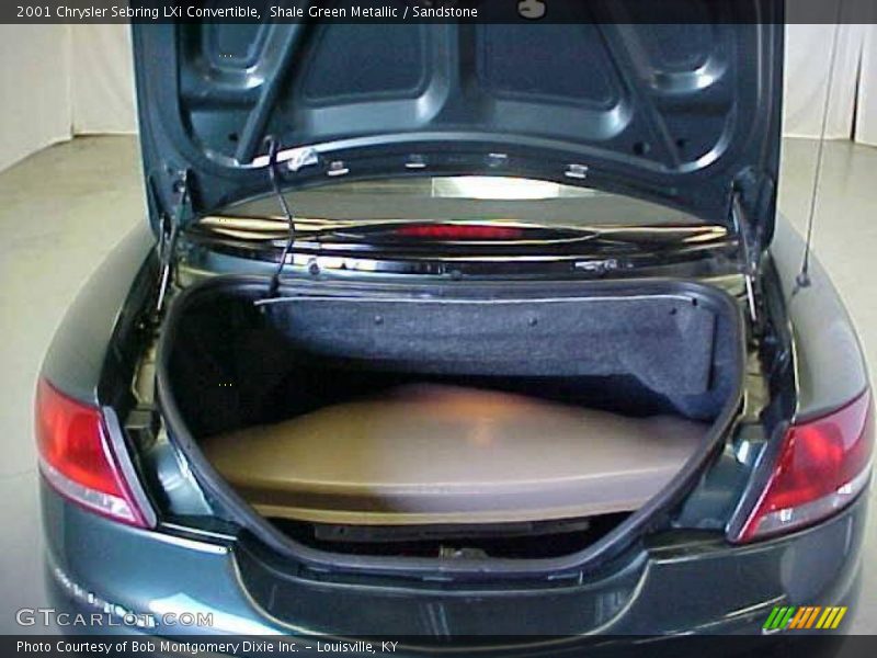 Shale Green Metallic / Sandstone 2001 Chrysler Sebring LXi Convertible