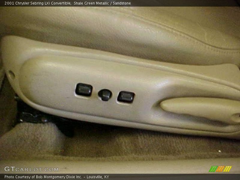 Shale Green Metallic / Sandstone 2001 Chrysler Sebring LXi Convertible