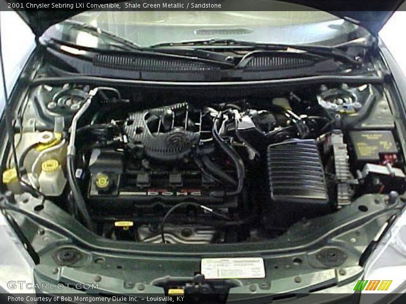 Shale Green Metallic / Sandstone 2001 Chrysler Sebring LXi Convertible