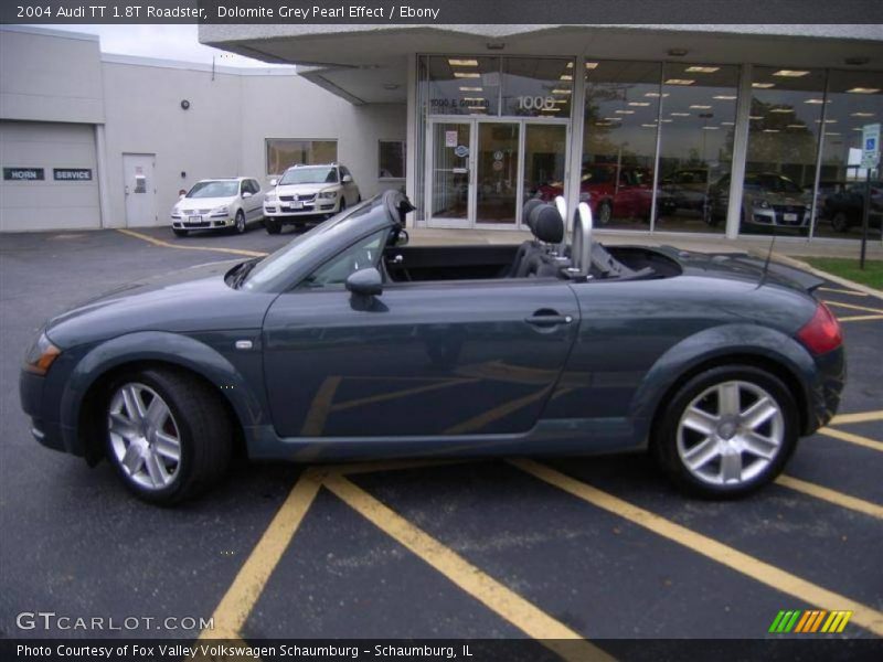 Dolomite Grey Pearl Effect / Ebony 2004 Audi TT 1.8T Roadster