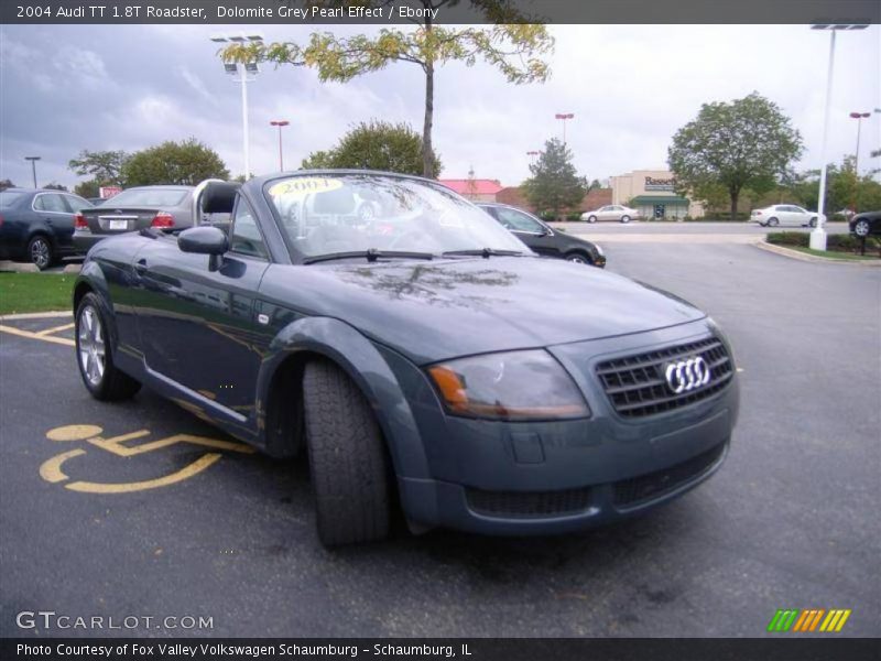 Dolomite Grey Pearl Effect / Ebony 2004 Audi TT 1.8T Roadster
