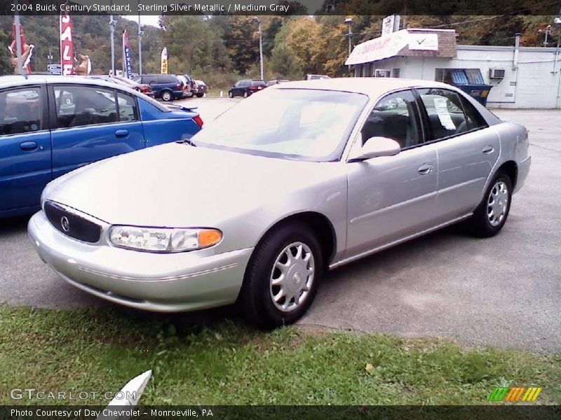 Sterling Silver Metallic / Medium Gray 2004 Buick Century Standard