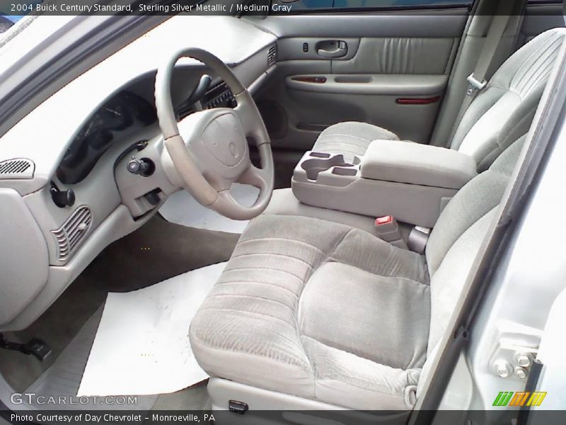 Sterling Silver Metallic / Medium Gray 2004 Buick Century Standard