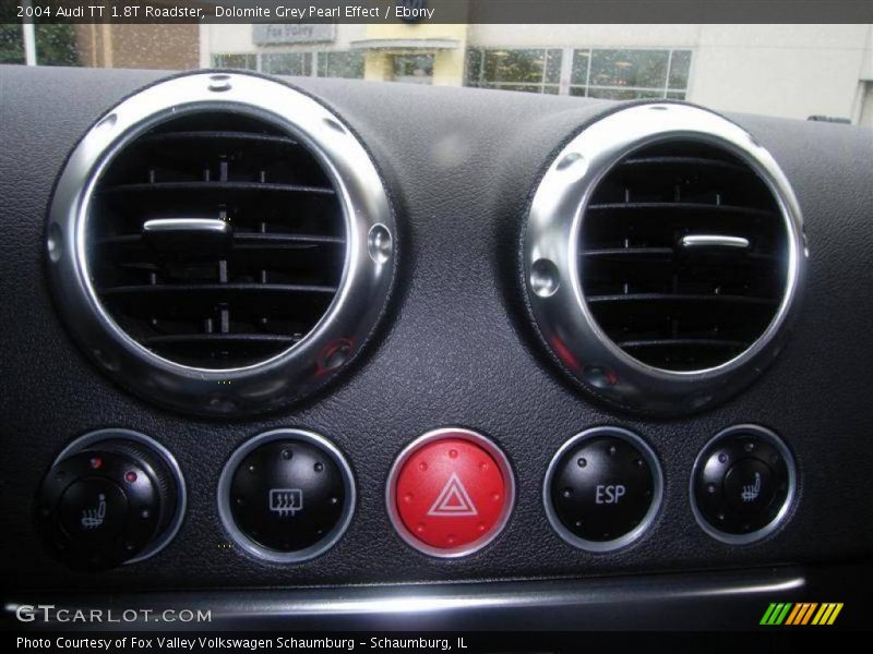 Dolomite Grey Pearl Effect / Ebony 2004 Audi TT 1.8T Roadster