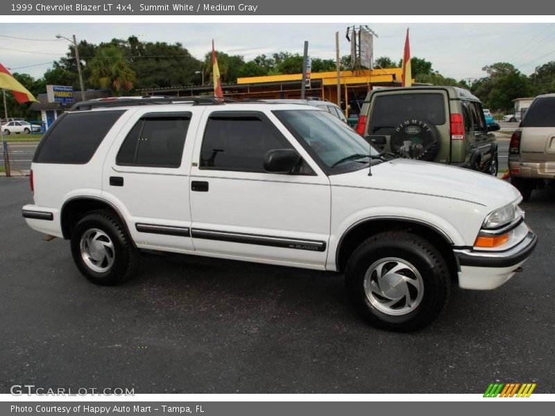 Summit White / Medium Gray 1999 Chevrolet Blazer LT 4x4