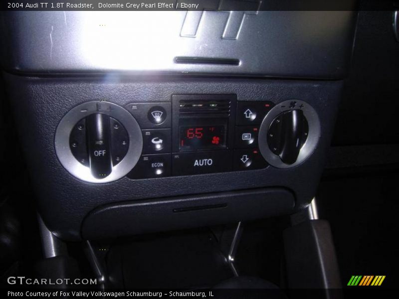 Dolomite Grey Pearl Effect / Ebony 2004 Audi TT 1.8T Roadster