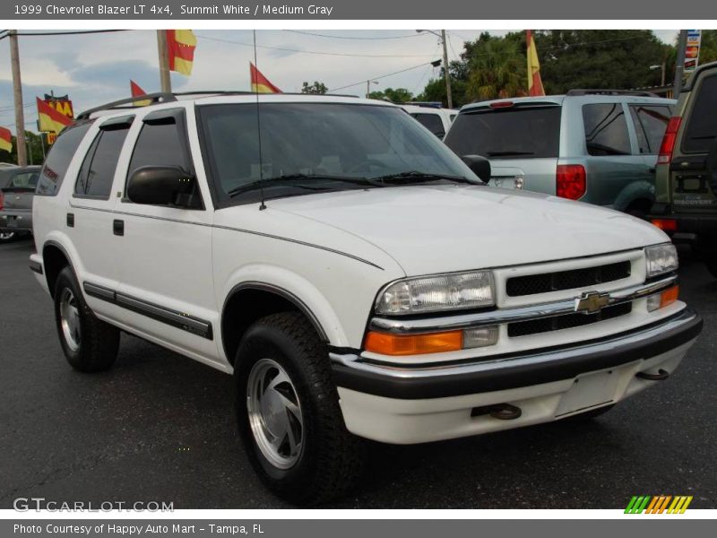 Summit White / Medium Gray 1999 Chevrolet Blazer LT 4x4