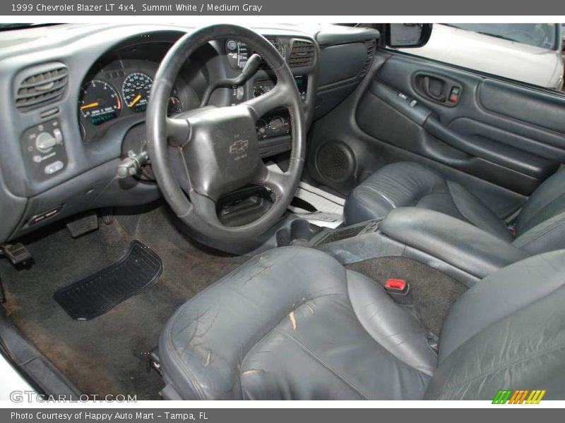 Summit White / Medium Gray 1999 Chevrolet Blazer LT 4x4