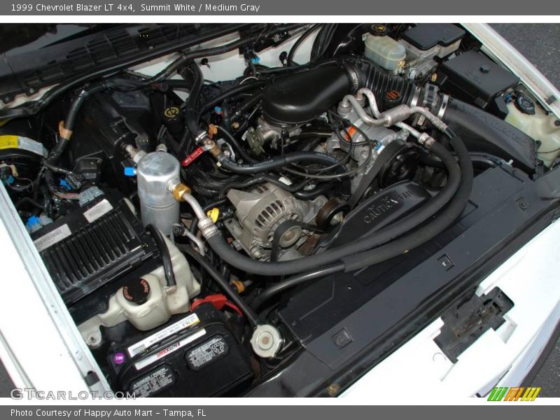 Summit White / Medium Gray 1999 Chevrolet Blazer LT 4x4