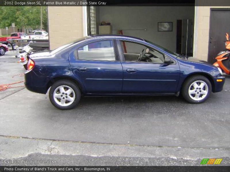 Patriot Blue Metallic / Dark Slate Gray 2002 Dodge Neon SE