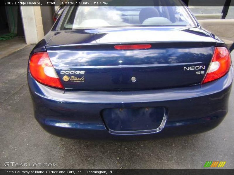Patriot Blue Metallic / Dark Slate Gray 2002 Dodge Neon SE