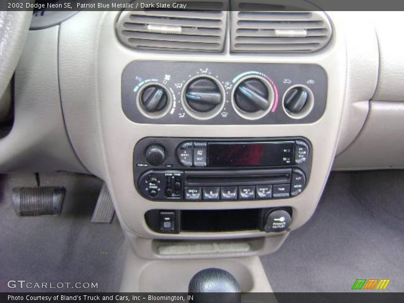 Patriot Blue Metallic / Dark Slate Gray 2002 Dodge Neon SE