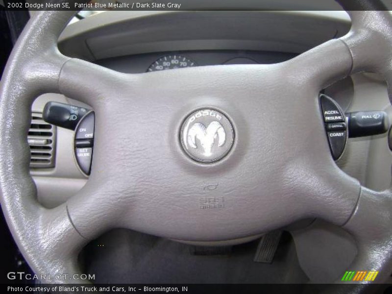 Patriot Blue Metallic / Dark Slate Gray 2002 Dodge Neon SE