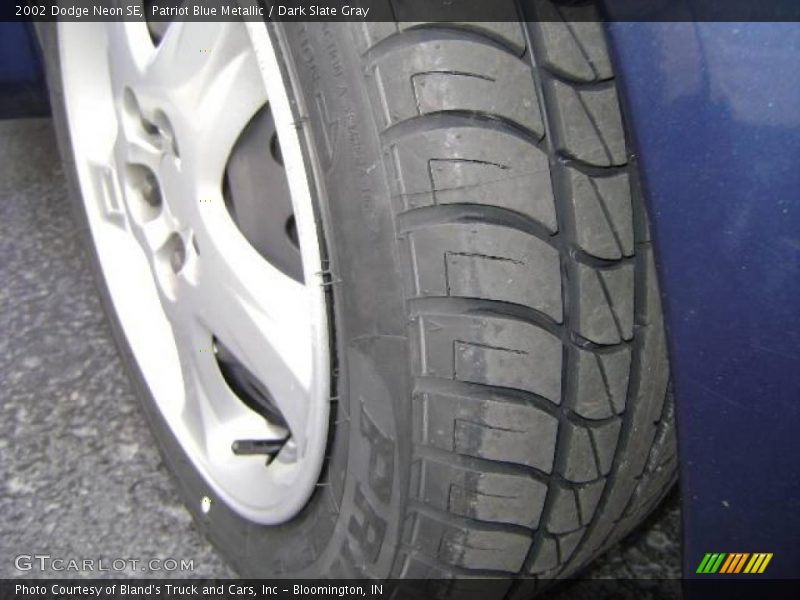 Patriot Blue Metallic / Dark Slate Gray 2002 Dodge Neon SE