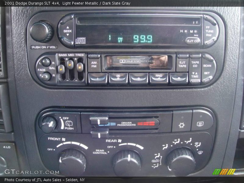 Light Pewter Metallic / Dark Slate Gray 2001 Dodge Durango SLT 4x4