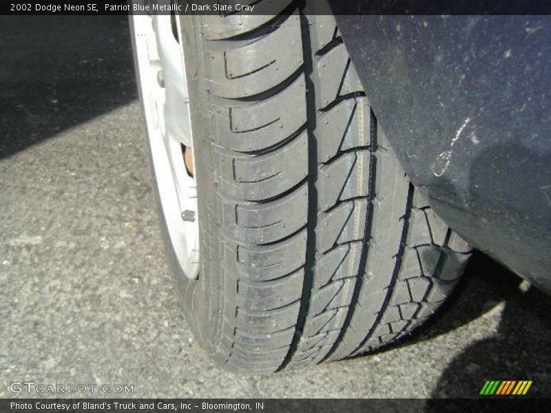 Patriot Blue Metallic / Dark Slate Gray 2002 Dodge Neon SE