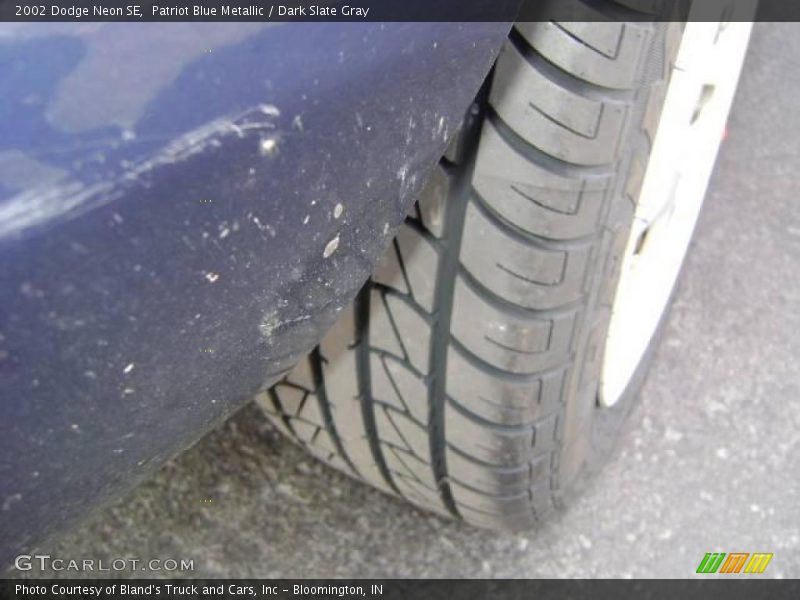 Patriot Blue Metallic / Dark Slate Gray 2002 Dodge Neon SE