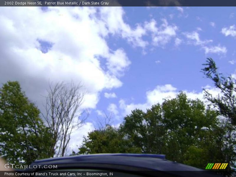 Patriot Blue Metallic / Dark Slate Gray 2002 Dodge Neon SE