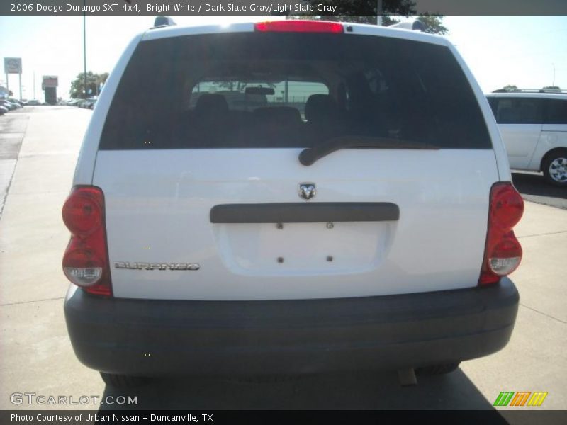 Bright White / Dark Slate Gray/Light Slate Gray 2006 Dodge Durango SXT 4x4