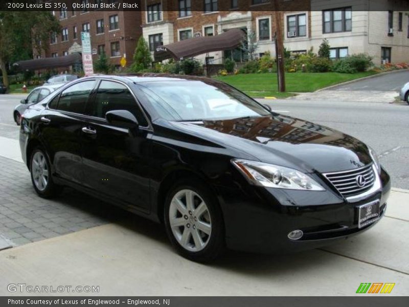 Obsidian Black / Black 2009 Lexus ES 350