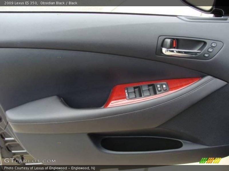 Obsidian Black / Black 2009 Lexus ES 350