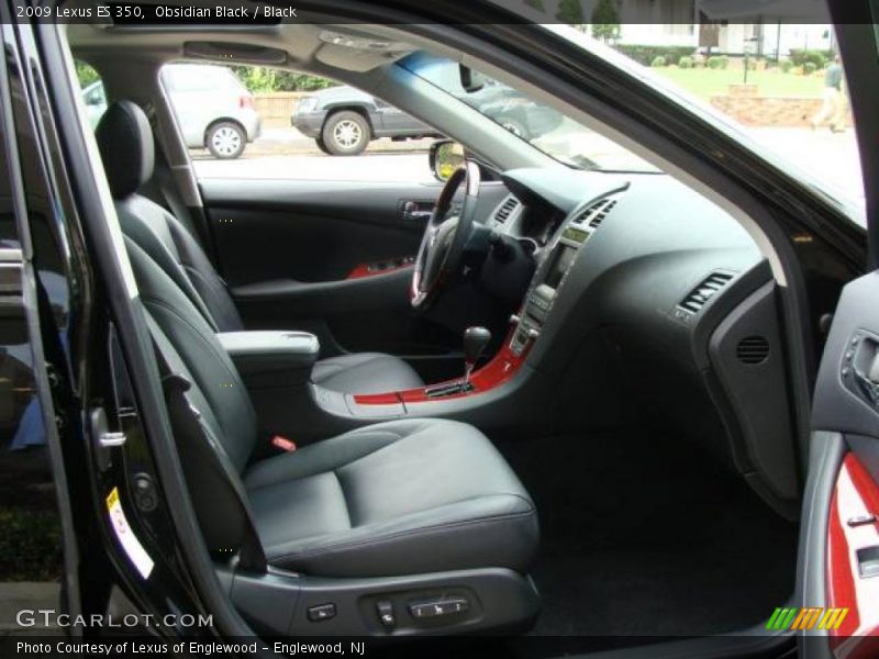 Obsidian Black / Black 2009 Lexus ES 350