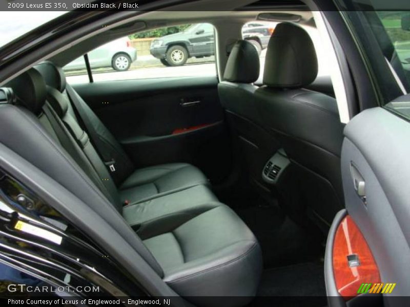 Obsidian Black / Black 2009 Lexus ES 350