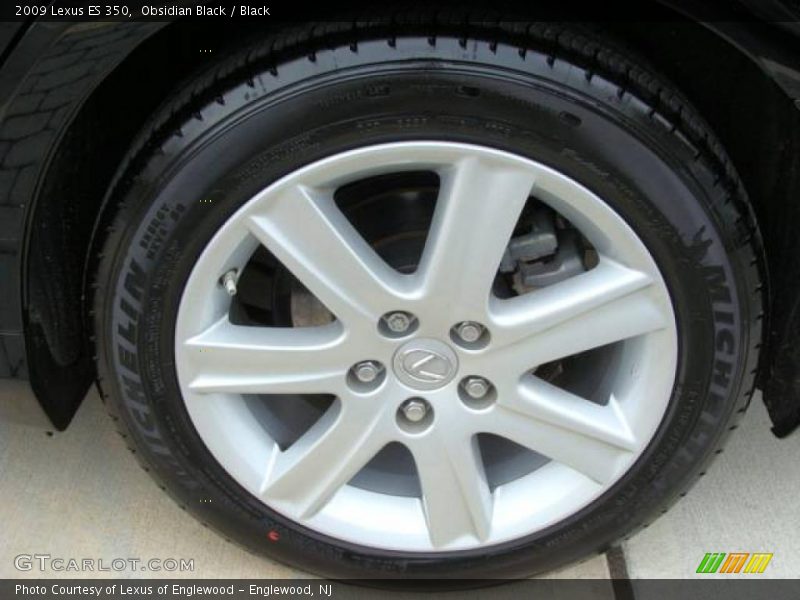 Obsidian Black / Black 2009 Lexus ES 350