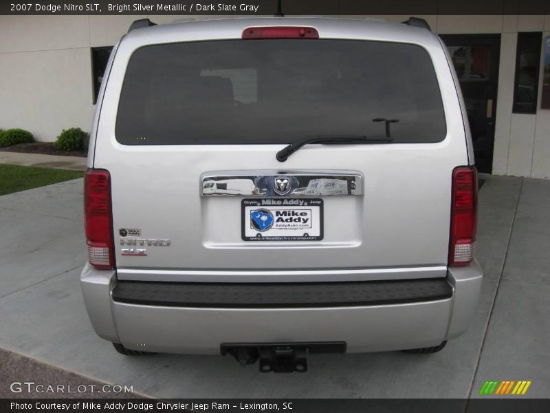 Bright Silver Metallic / Dark Slate Gray 2007 Dodge Nitro SLT