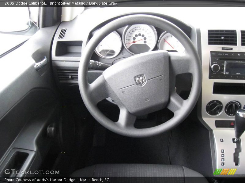 Bright Silver Metallic / Dark Slate Gray 2009 Dodge Caliber SE