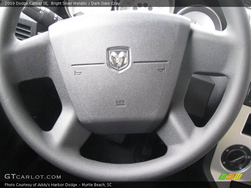 Bright Silver Metallic / Dark Slate Gray 2009 Dodge Caliber SE