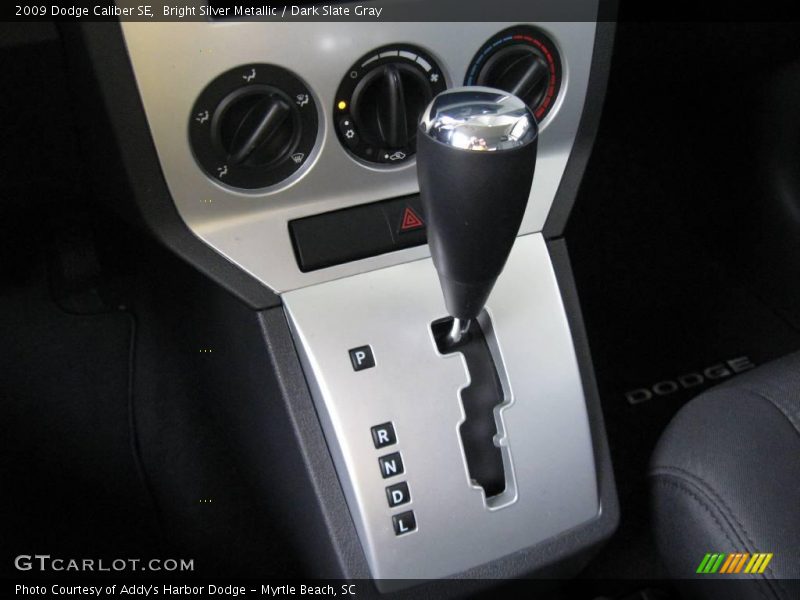 Bright Silver Metallic / Dark Slate Gray 2009 Dodge Caliber SE