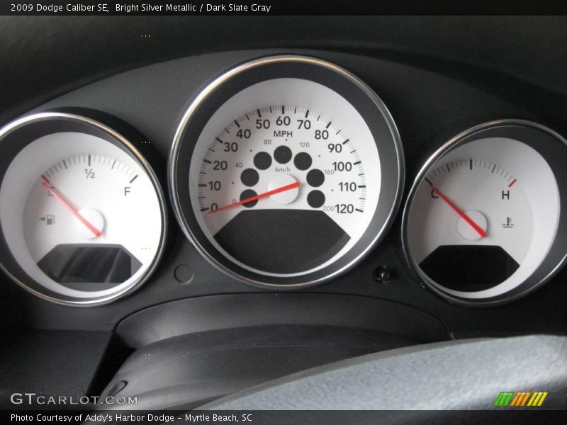 Bright Silver Metallic / Dark Slate Gray 2009 Dodge Caliber SE