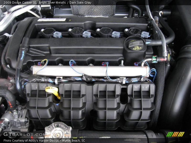Bright Silver Metallic / Dark Slate Gray 2009 Dodge Caliber SE