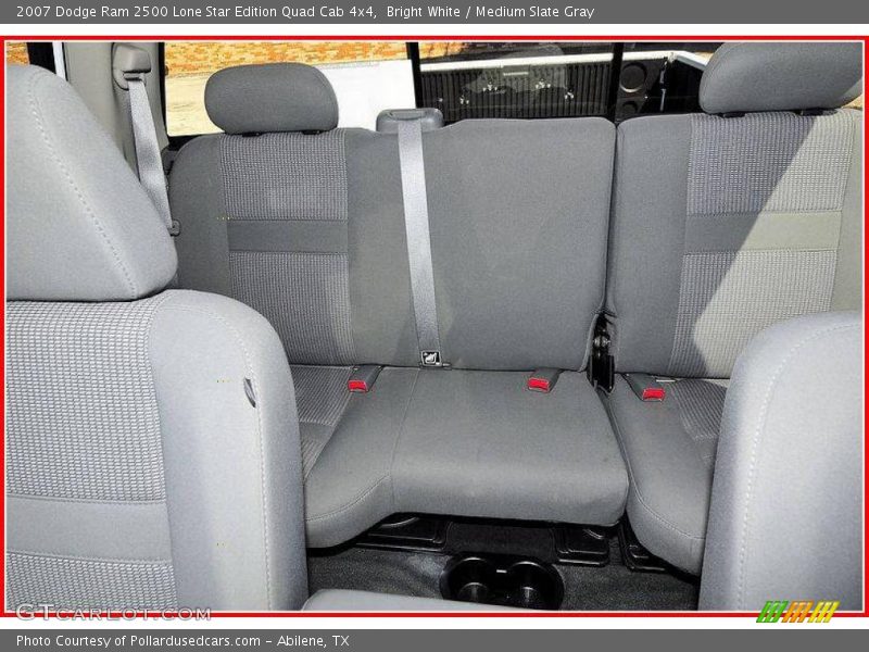 Bright White / Medium Slate Gray 2007 Dodge Ram 2500 Lone Star Edition Quad Cab 4x4