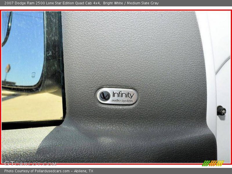Bright White / Medium Slate Gray 2007 Dodge Ram 2500 Lone Star Edition Quad Cab 4x4