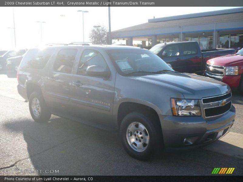 Greystone Metallic / Light Titanium/Dark Titanium 2009 Chevrolet Suburban LT 4x4