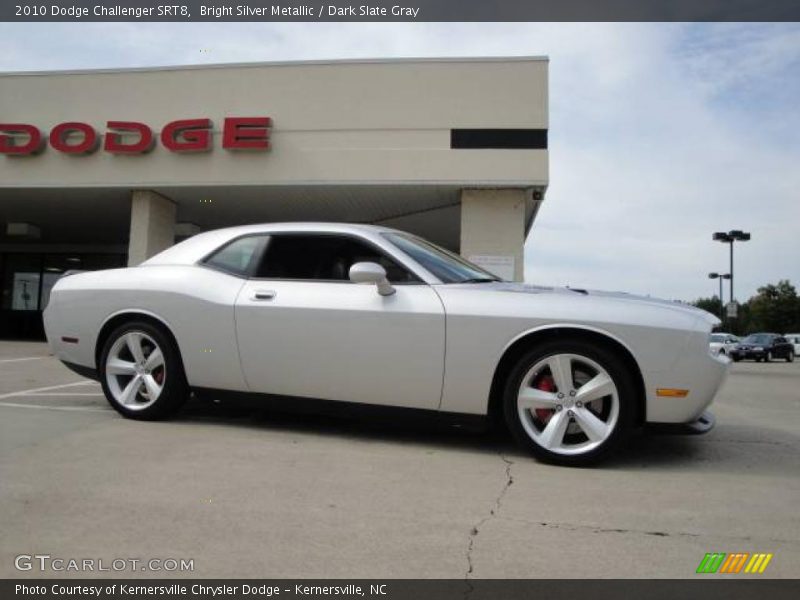 Bright Silver Metallic / Dark Slate Gray 2010 Dodge Challenger SRT8