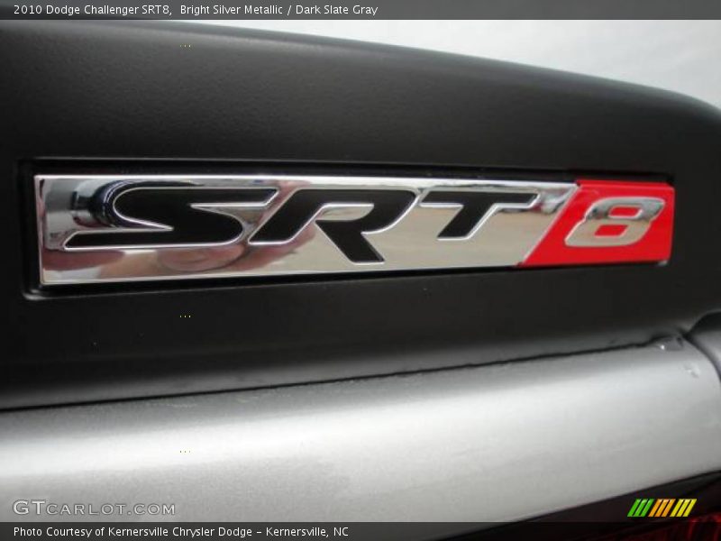 Bright Silver Metallic / Dark Slate Gray 2010 Dodge Challenger SRT8