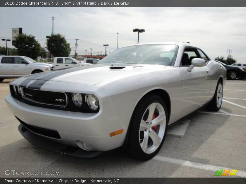 Bright Silver Metallic / Dark Slate Gray 2010 Dodge Challenger SRT8