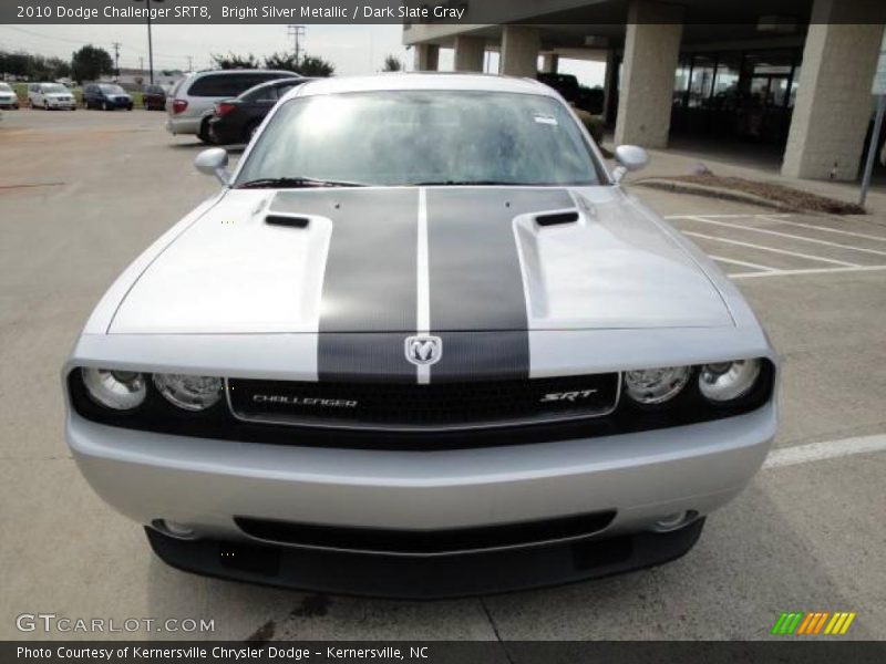 Bright Silver Metallic / Dark Slate Gray 2010 Dodge Challenger SRT8