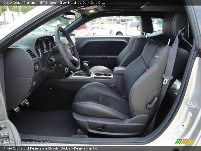 Bright Silver Metallic / Dark Slate Gray 2010 Dodge Challenger SRT8