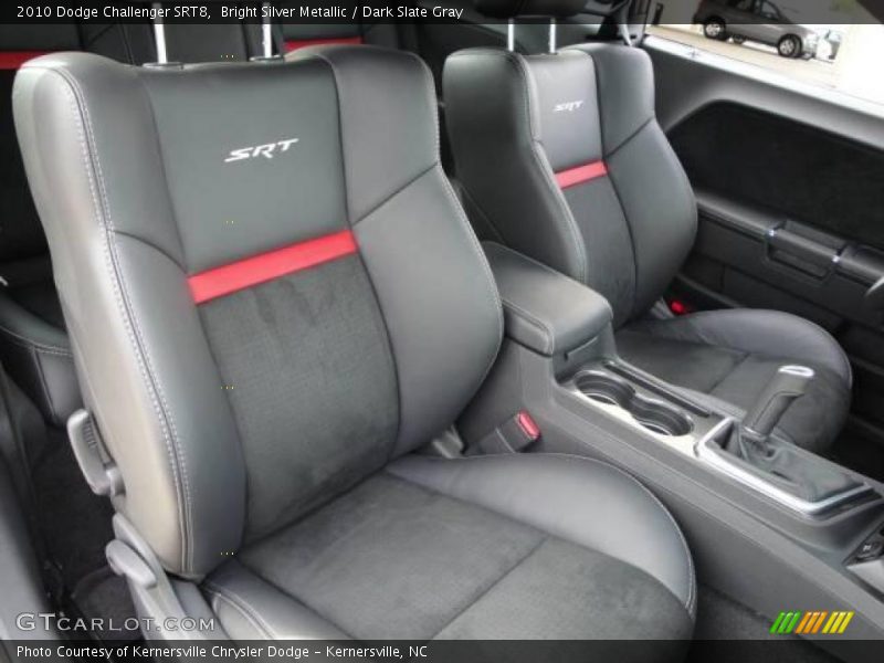Bright Silver Metallic / Dark Slate Gray 2010 Dodge Challenger SRT8