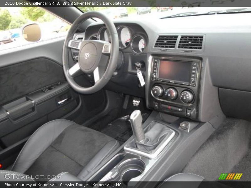 Bright Silver Metallic / Dark Slate Gray 2010 Dodge Challenger SRT8