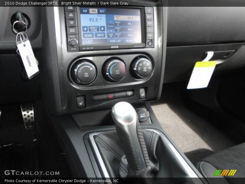 Bright Silver Metallic / Dark Slate Gray 2010 Dodge Challenger SRT8