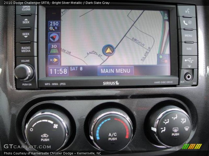 Bright Silver Metallic / Dark Slate Gray 2010 Dodge Challenger SRT8