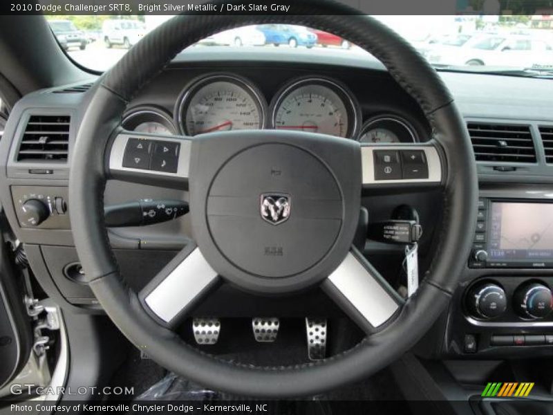 Bright Silver Metallic / Dark Slate Gray 2010 Dodge Challenger SRT8