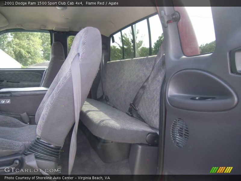 Flame Red / Agate 2001 Dodge Ram 1500 Sport Club Cab 4x4