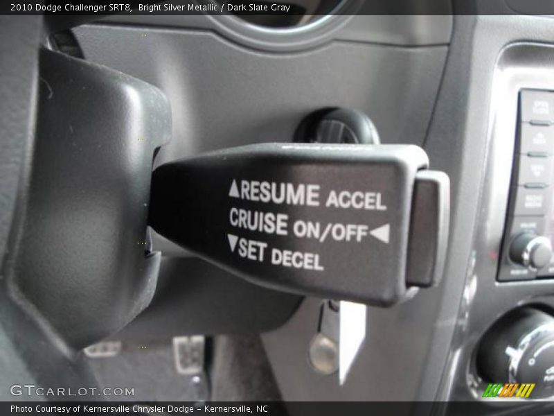 Bright Silver Metallic / Dark Slate Gray 2010 Dodge Challenger SRT8